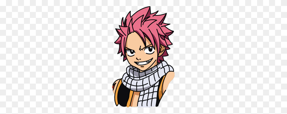 How To Draw Natsu Fairy Tail Anime Easy Step, Book, Comics, Publication, Baby Free Png