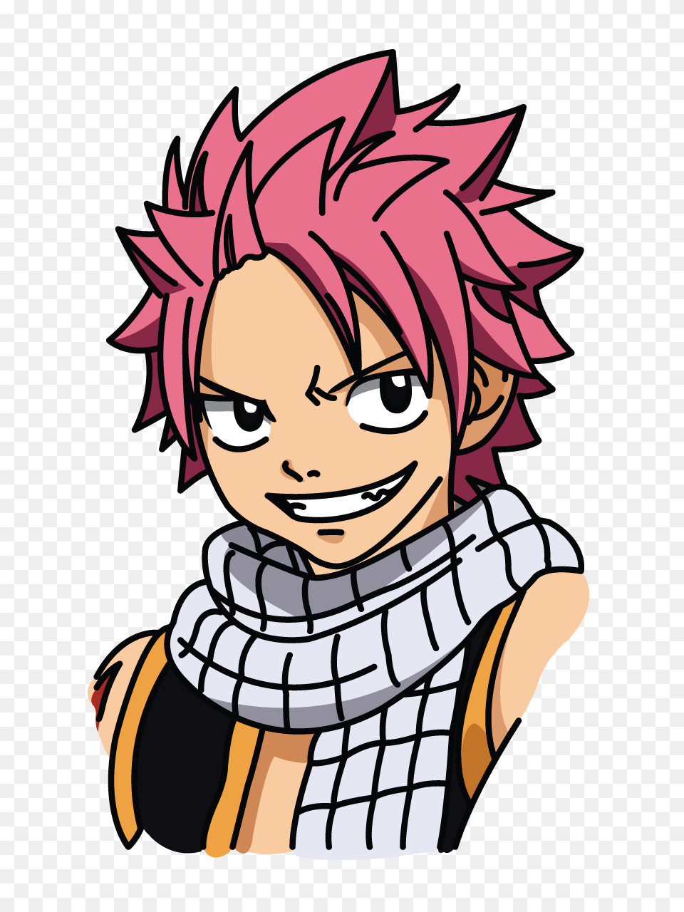 How To Draw Natsu Fairy Tail Anime Easy Step, Book, Comics, Publication, Adult Png