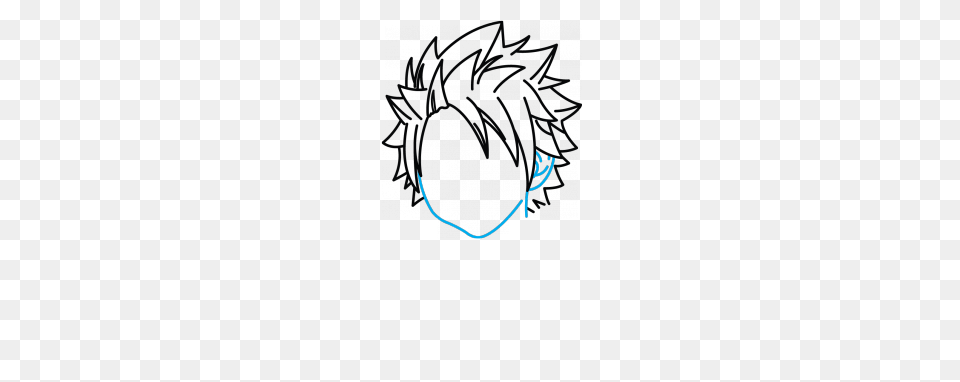 How To Draw Natsu Fairy Tail Anime Easy Step Free Png