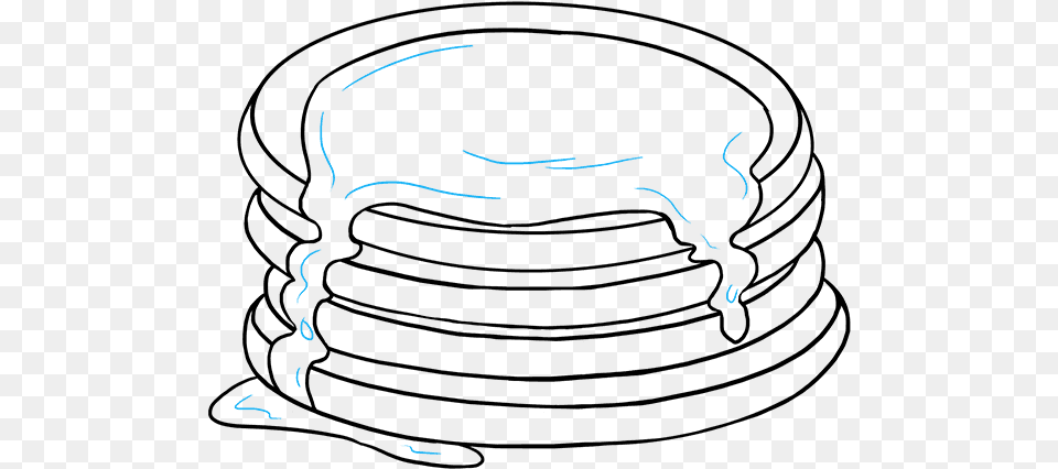 How To Draw Pancakes Draw Pancakes, Silhouette, Helmet Free Png