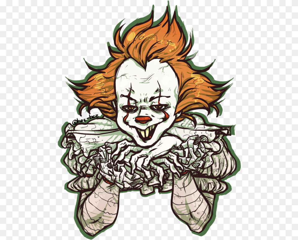How To Draw Pennywise Deadlights The Clown 2017 Easy, Book, Comics, Publication, Baby Free Transparent Png