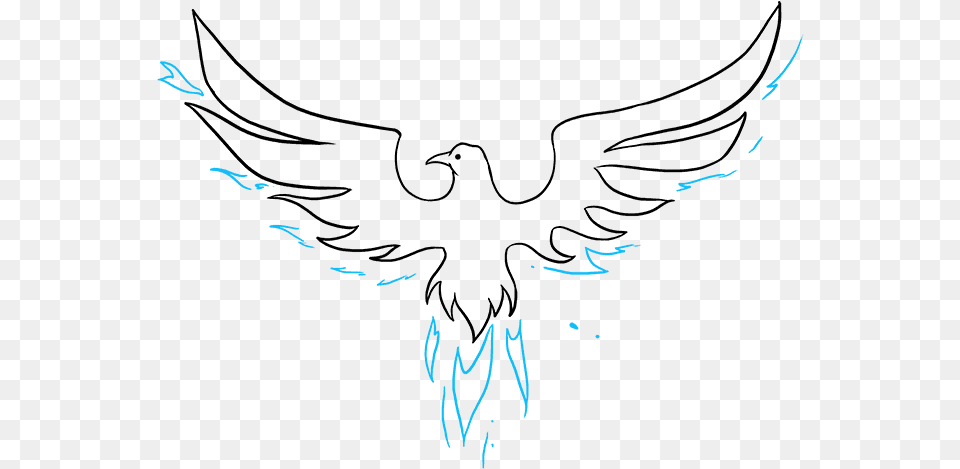 How To Draw Phoenix Bird Easy Drawing, Accessories, Art, Jewelry, Necklace Free Transparent Png