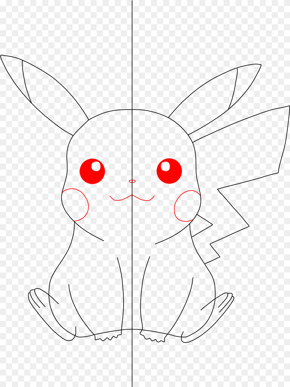 How To Draw Pikachu Step, Art Free Png