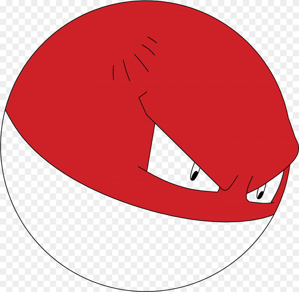 How To Draw Pokemon Voltorb Done And Colored, Clothing, Crash Helmet, Hardhat, Helmet Free Png Download