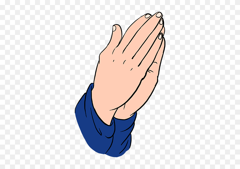 How To Draw Praying Hands, Adult, Body Part, Female, Hand Free Transparent Png