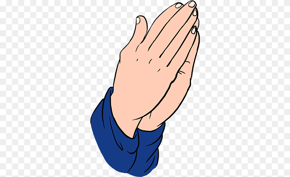How To Draw Praying Hands Really Easy Drawing Tutorial Drawings Of Praying Hands Easy, Adult, Female, Person, Woman Png Image