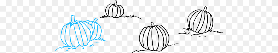 How To Draw Pumpkin Patch Draw A Pumpkin Patch, Animal, Sea Life Free Png Download
