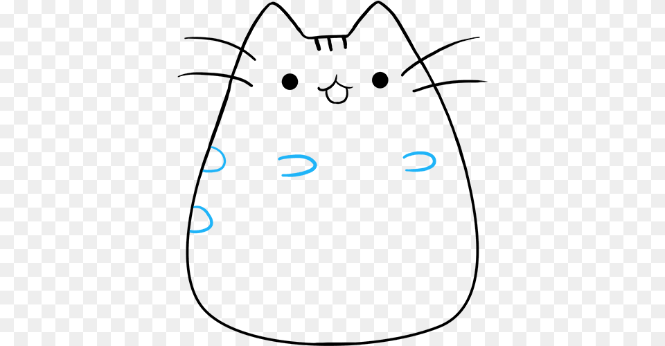 How To Draw Pusheen The Cat, Text, Person, Face, Head Free Transparent Png