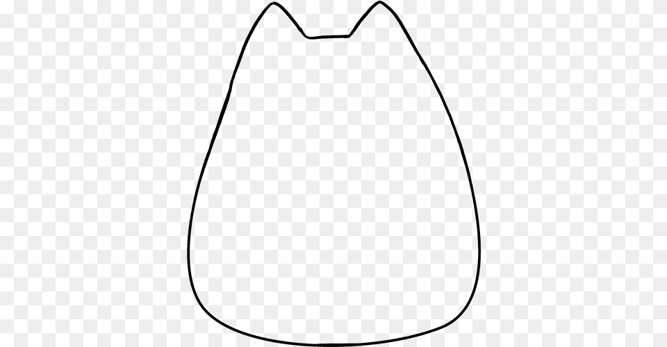 How To Draw Pusheen The Cat Line Art, Gray Free Transparent Png