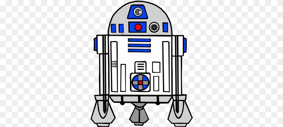 How To Draw R2d2 Star Wars R2d2 Drawing, Robot, Scoreboard Free Png