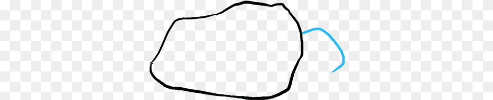 How To Draw Rocks Line Art, Cushion, Home Decor, Clothing, Hat Free Png Download