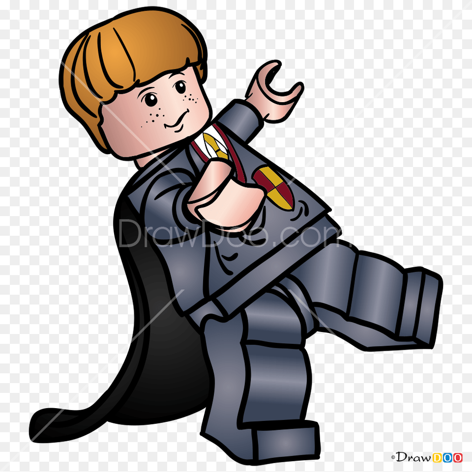 How To Draw Ronald Weasley Lego Harry Potter, Face, Head, Person, Baby Free Transparent Png