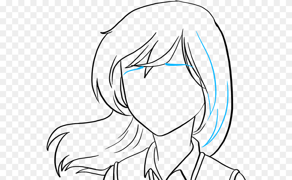 How To Draw Sad Anime Face Anime Face Png Image