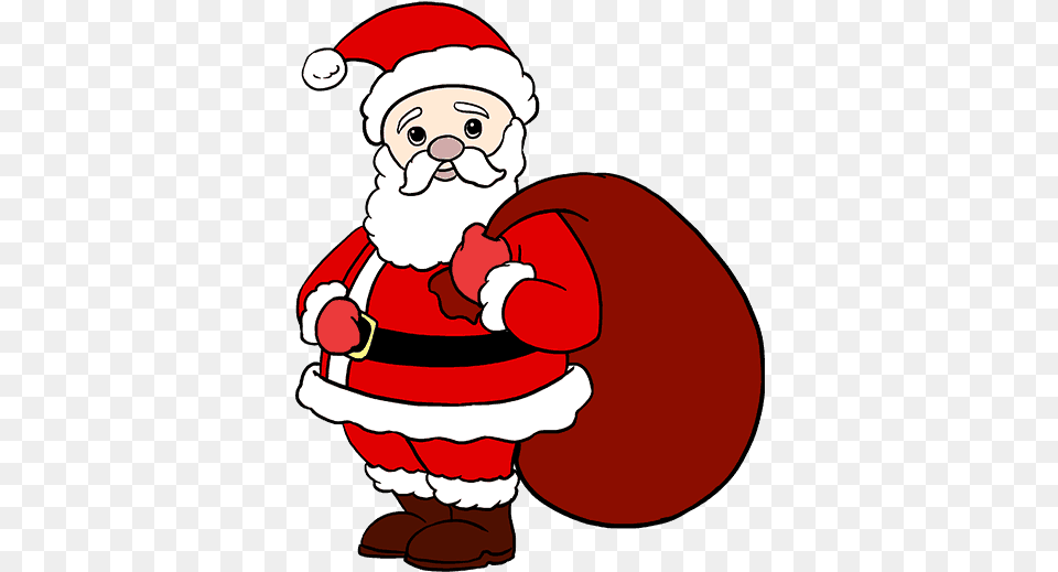 How To Draw Santa Claus Santa Claus To Draw, Elf, Face, Head, Person Free Png