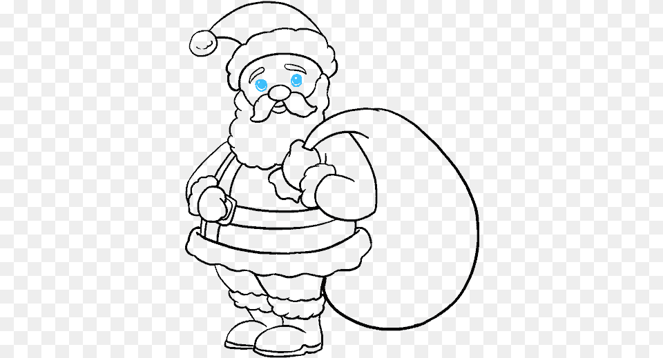 How To Draw Santa Claus Santa Picture To Draw, Nature, Night, Outdoors, Astronomy Free Png