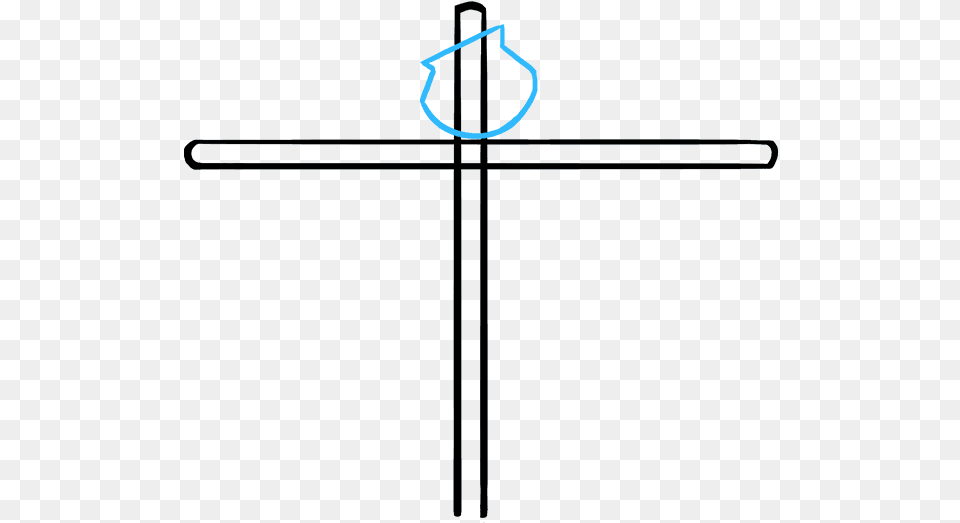 How To Draw Scarecrow, Cross, Symbol, Utility Pole, Weapon Free Png
