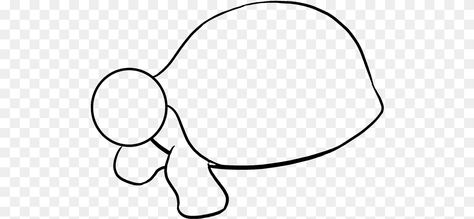 How To Draw Sea Turtle Line Art, Gray Png