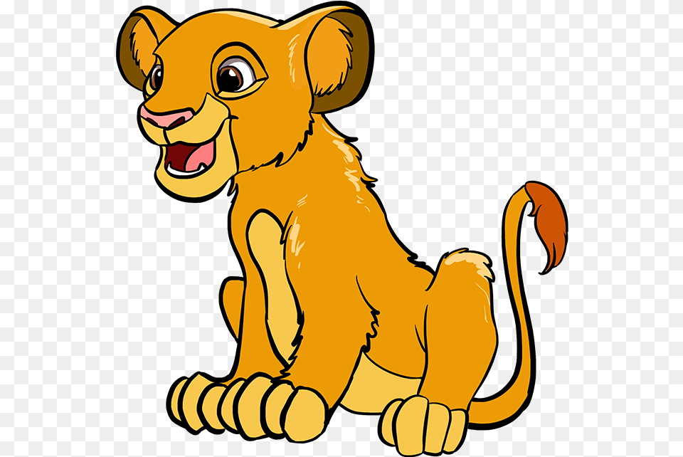 How To Draw Simba From The Lion King Drawing Simba, Animal, Mammal, Wildlife, Bear Free Png Download