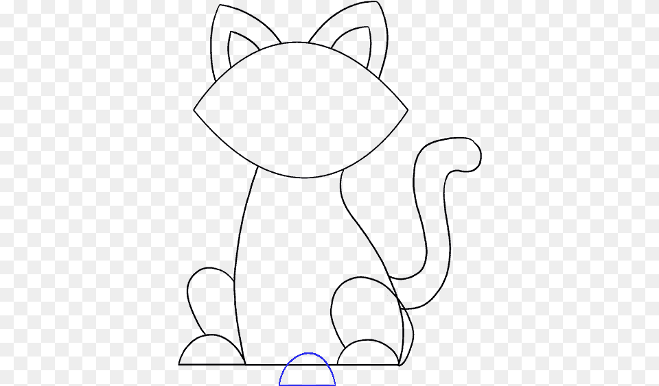 How To Draw Simple Cat Drawing Png Image