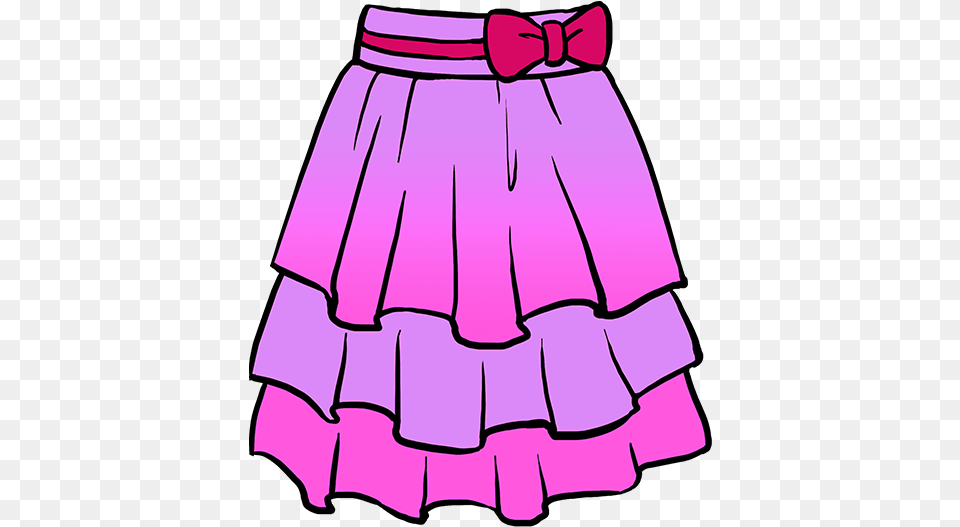 How To Draw Skirt Draw A Mini Skirt, Clothing, Miniskirt, Child, Female Free Transparent Png