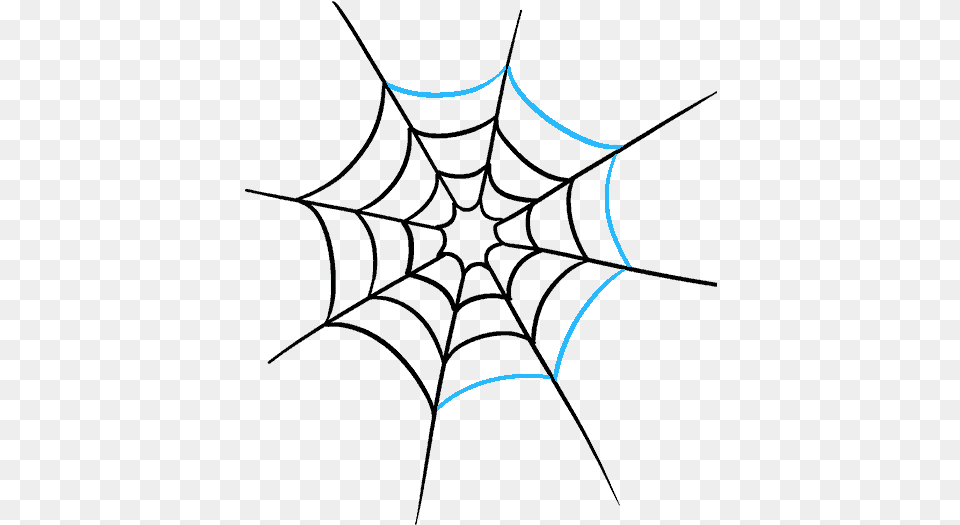 How To Draw Spider Web With Spider Easy Spider Web Drawing, Spider Web, Person Free Png Download