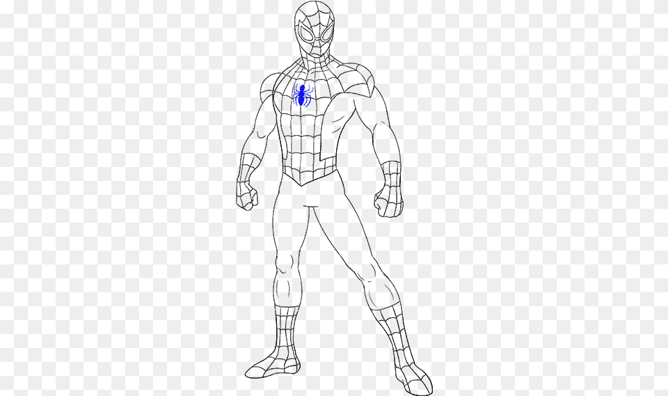 How To Draw Spiderman Drawing, Animal, Sea Life Free Transparent Png