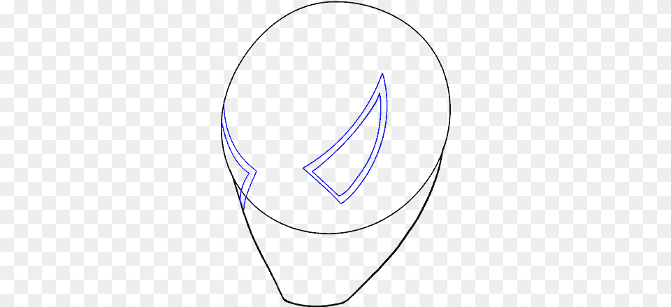 How To Draw Spiderman S Face Line Art Free Png Download