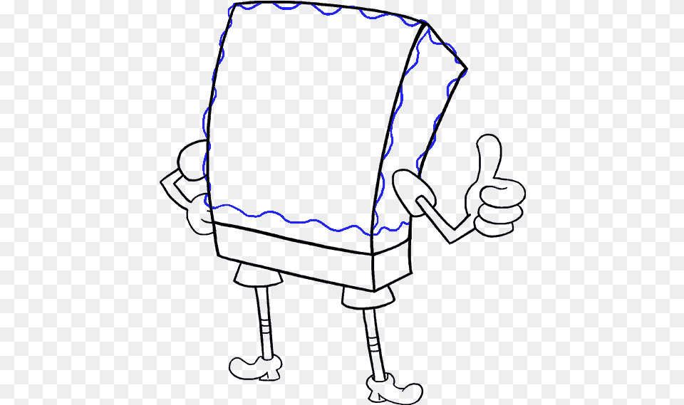 How To Draw Spongebob Easy Step Spongebob Drawing Easy Small, Person Free Transparent Png