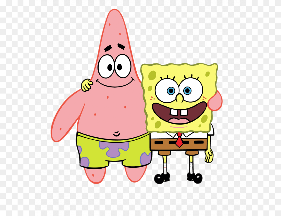 How To Draw Spongebob Patrick And Squidward Easy To Star Star, Cartoon Free Png