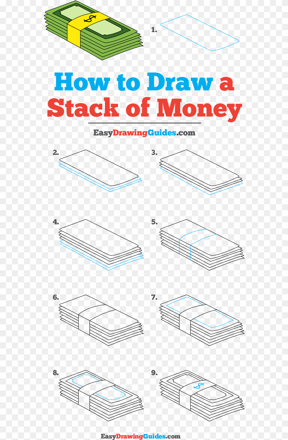 How To Draw Stack Of Money Startup Company, Book, Publication Png