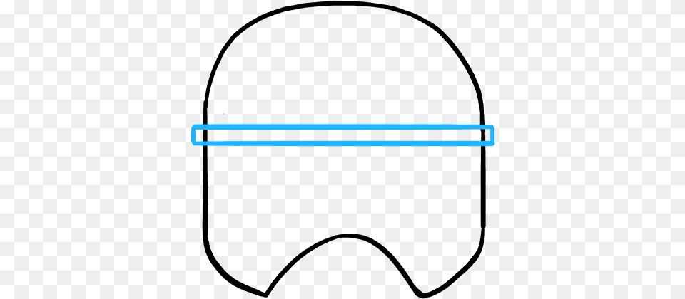 How To Draw Stormtrooper Helmet Drawing, Sword, Weapon, Light Free Png Download
