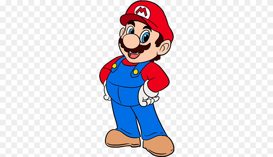 How To Draw Super Mario Super Mario Easy Drawing, Baby, Person, Face, Head Free Png