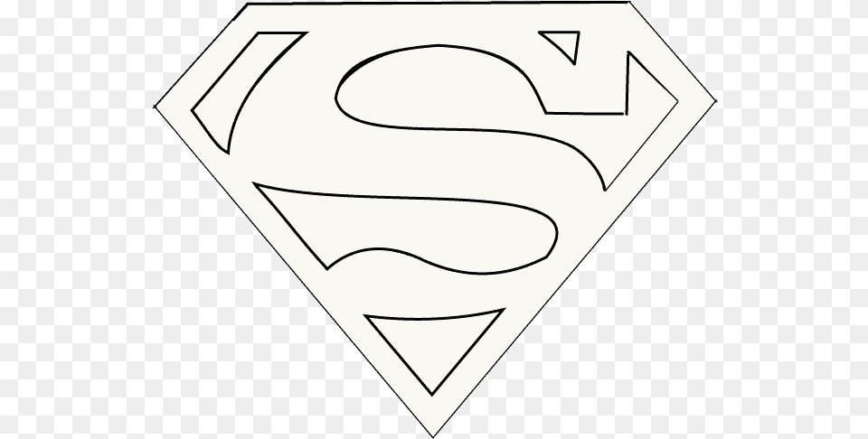 How To Draw Superman Logo Easy Step By Drawing Guides Superman39s Logo, Symbol, Text, Mailbox Free Png