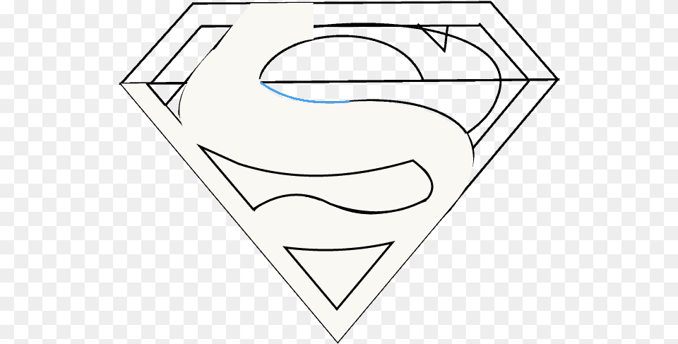 How To Draw Superman Logo Emblem, Adult, Female, Person, Woman Free Png Download