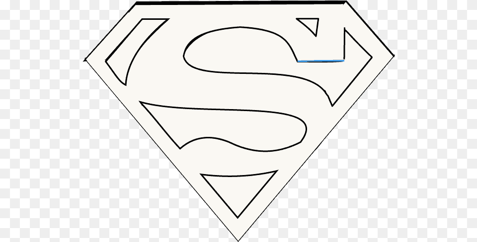 How To Draw Superman Logo Superman Logo, Symbol, Mailbox, Text Png