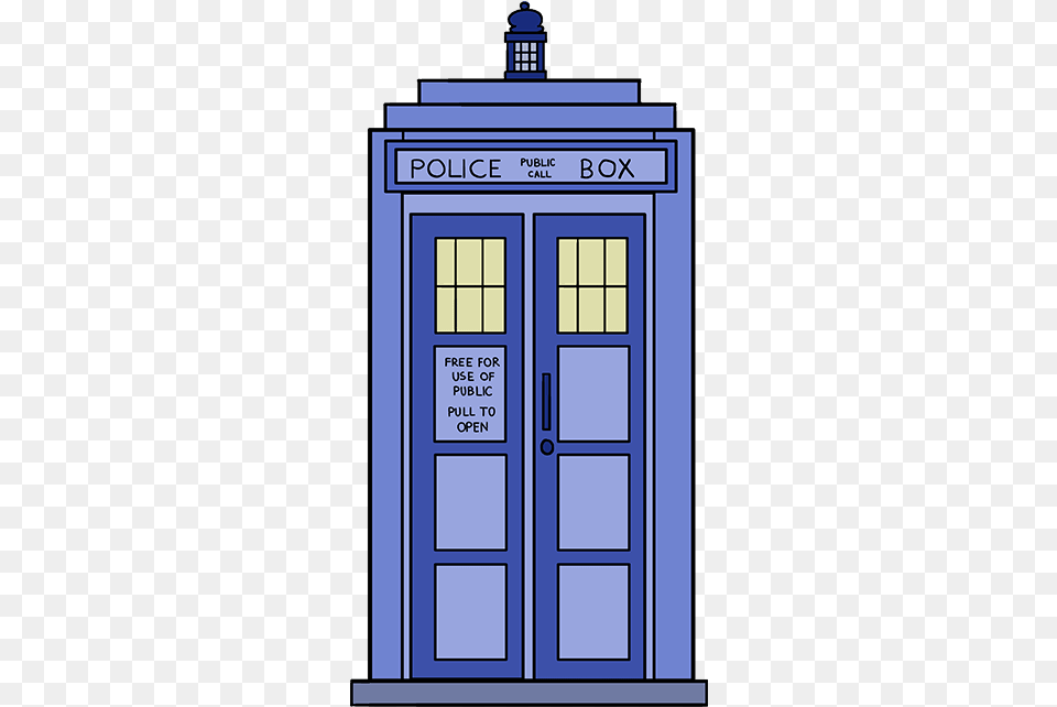 How To Draw Tardis Open Door Tardis Drawing, Architecture, Building, Housing Free Png