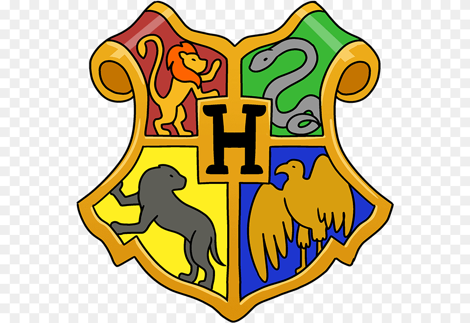 How To Draw The Hogwarts Crest Drawing, Armor, Logo, Shield, Dynamite Free Png