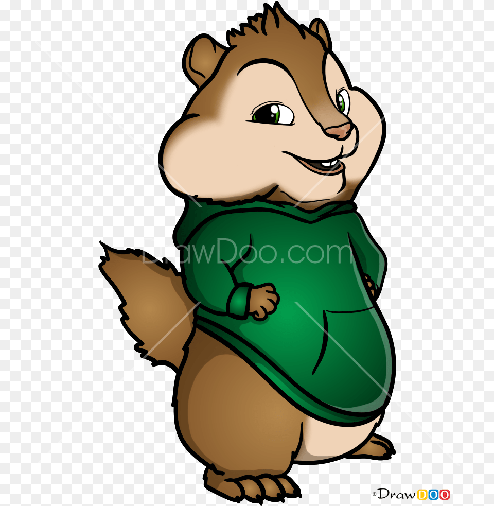 How To Draw Theodore Seville Alvin And Draw Alvin And The Chipmunks Theodore, Baby, Person, Face, Head Free Png Download