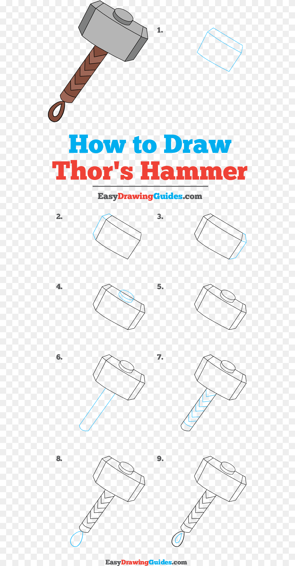 How To Draw Thor39s Hammer Diagram, Device Png