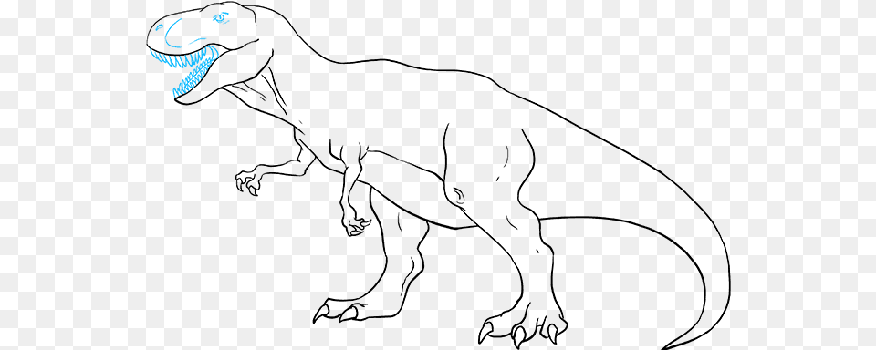 How To Draw Tyrannosaurus Rex Draw At Rex Easy Png