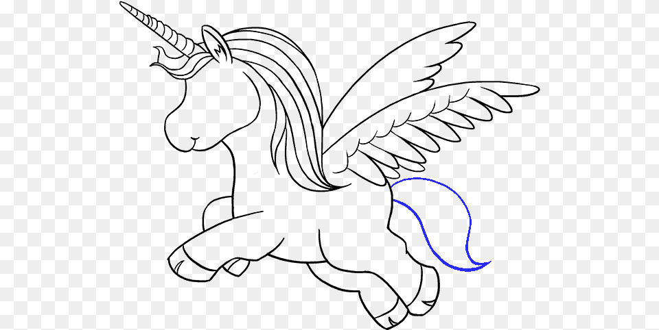 How To Draw Unicorn Easy Pichers Of Unicorns To Draw, Nature, Night, Outdoors Free Transparent Png