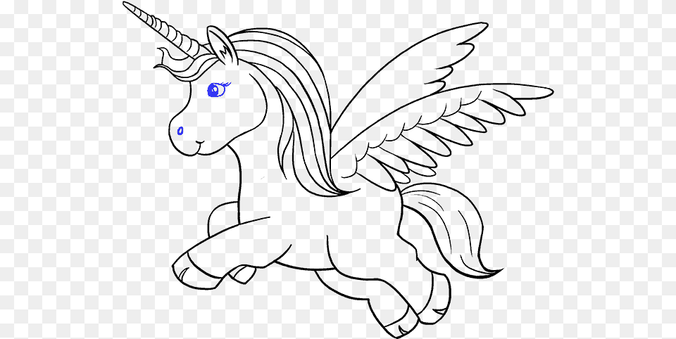 How To Draw Unicorn Unicorn Black And White, Nature, Night, Outdoors Png Image