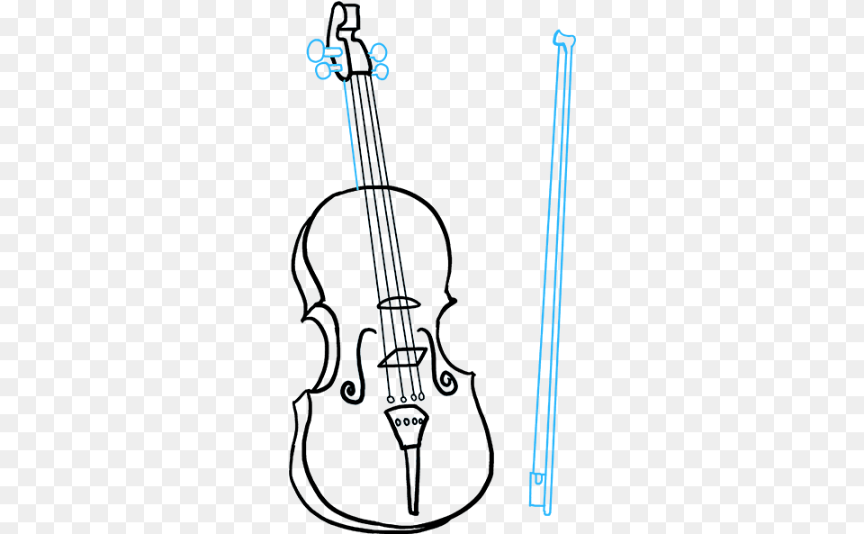 How To Draw Violin Draw Violin, Musical Instrument, Cello, Guitar Png
