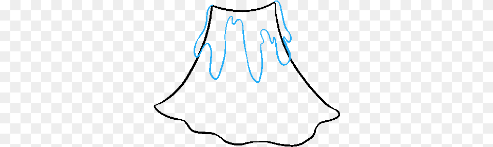 How To Draw Volcano, Handwriting, Text Png Image