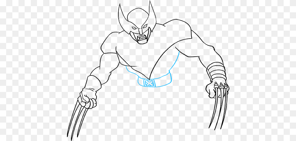 How To Draw Wolverine From X Men Cartoon, Accessories, Jewelry, Necklace, Glasses Png