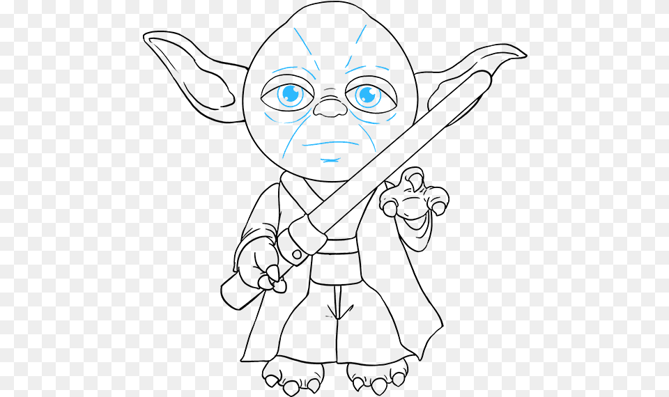 How To Draw Yoda From Star Wars Yoda Easy To Draw, Face, Head, Person, Art Png Image