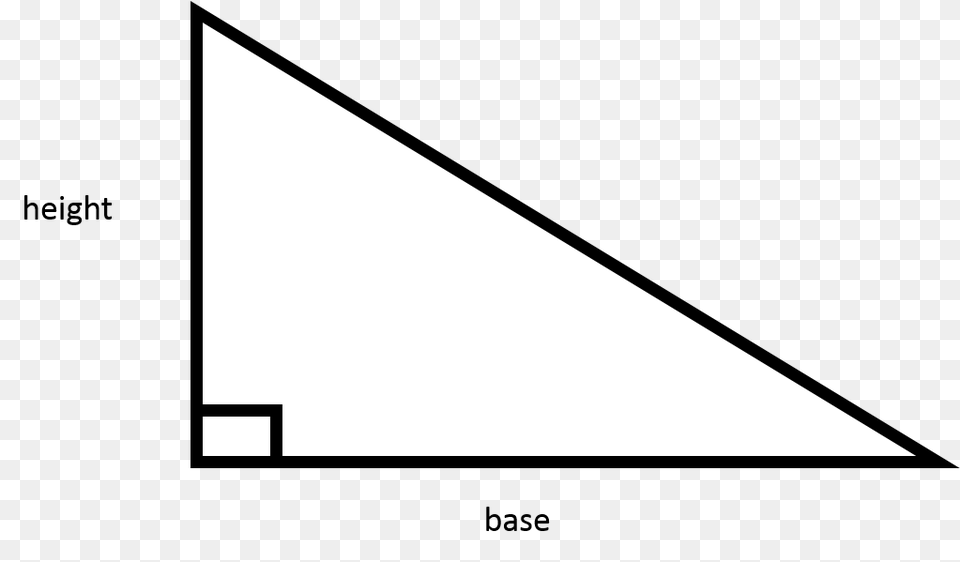 How To Find The Area Of A Right Triangle Free Png Download