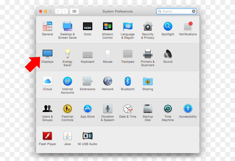 How To Get To Display Options In Mac Os X Mac Symbols On Menu Bar, Electronics, Mobile Phone, Phone, File Free Png Download
