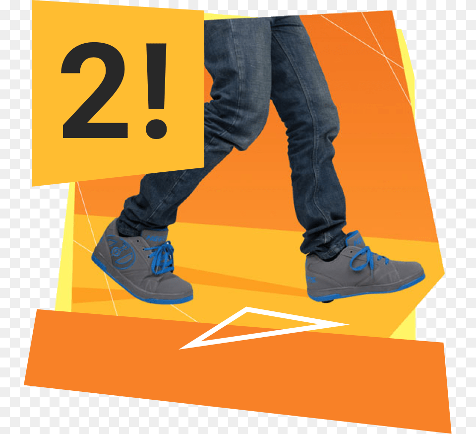 How To Heely Step 2 Image Sneakers, Sneaker, Shoe, Clothing, Footwear Free Transparent Png