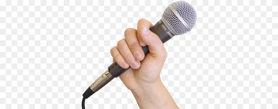 How To Hold A Microphone Chicago Recording Studio Jungle Ae Transparent Hand Holding Microphone, Electrical Device Png Image